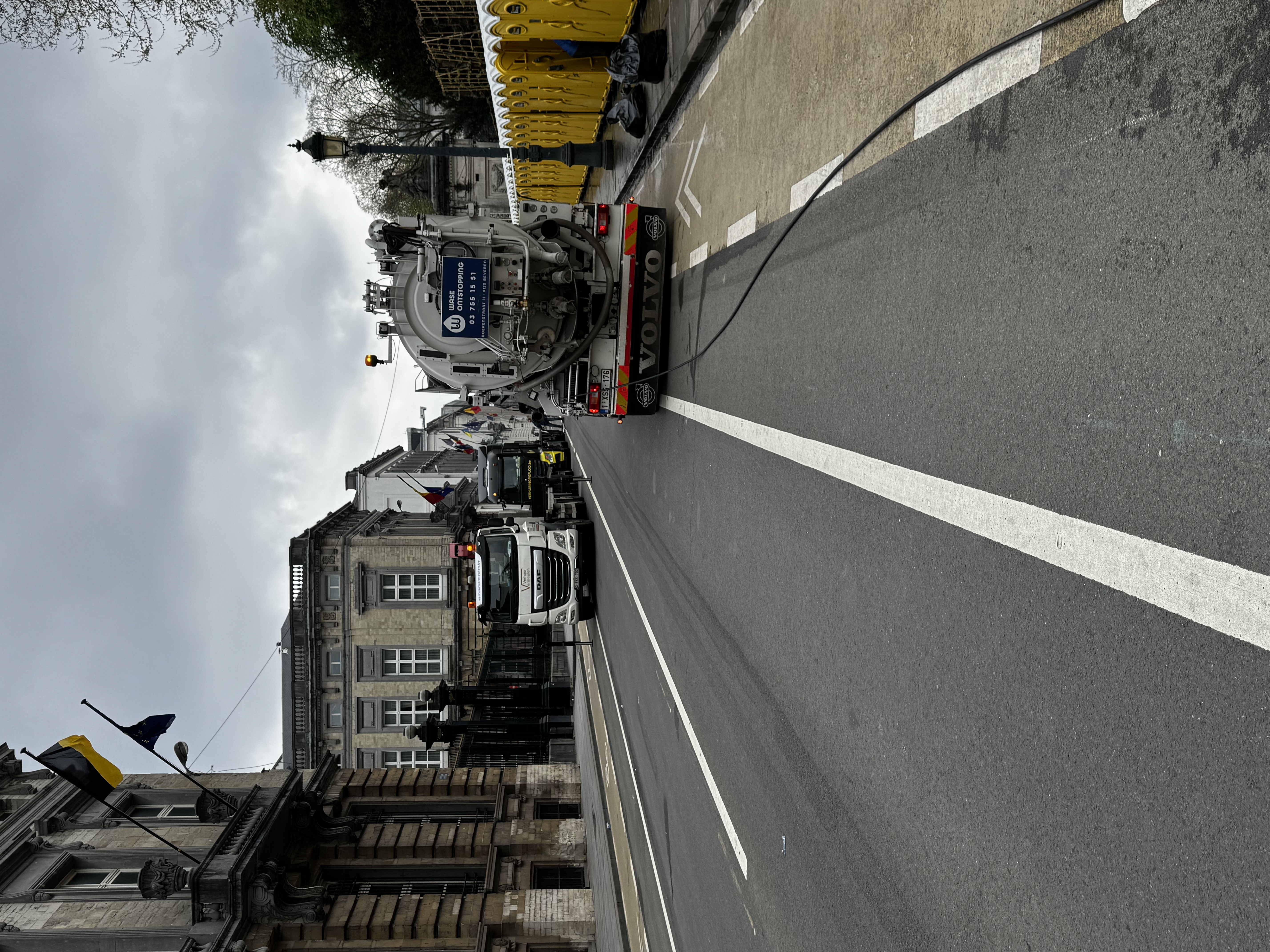 Rioolcamera in actie